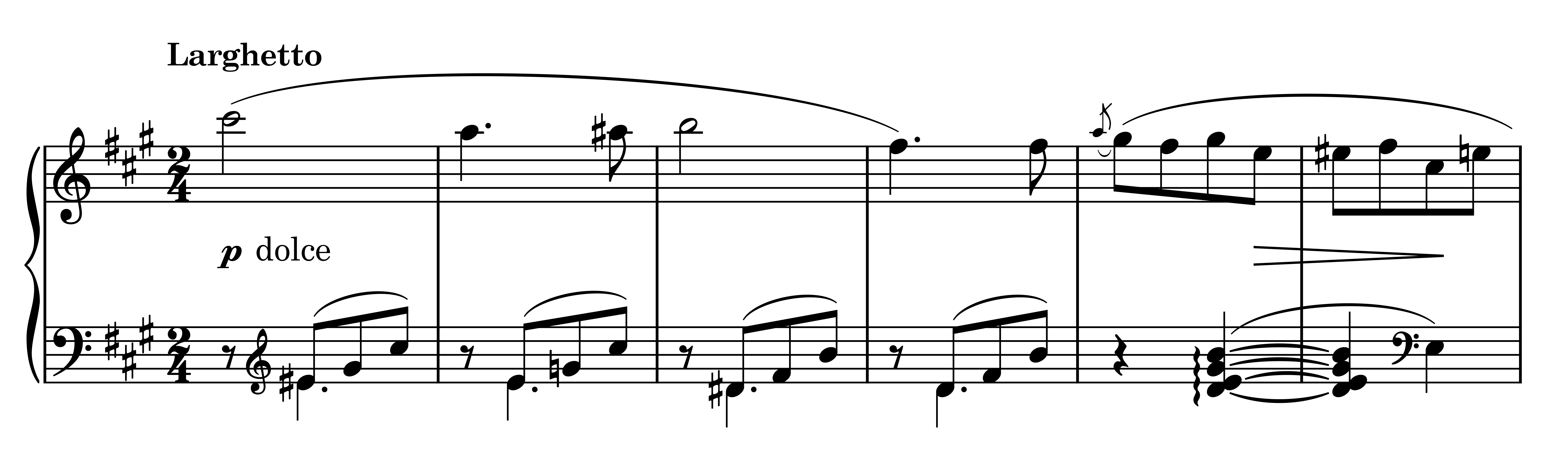 Die Rose, Romanze aus der Oper Zermir und Azor